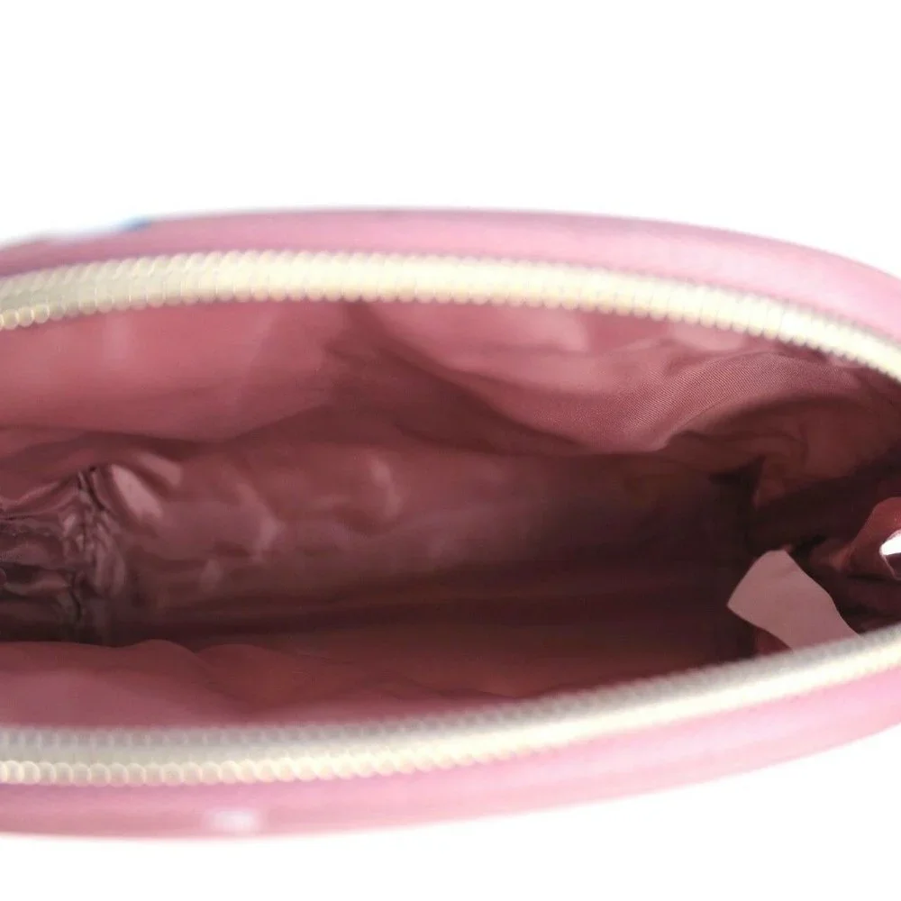 Sonia Kashuk Geometric Round-Top Zip Small Cosmetic Make-Up Pouch Bag
